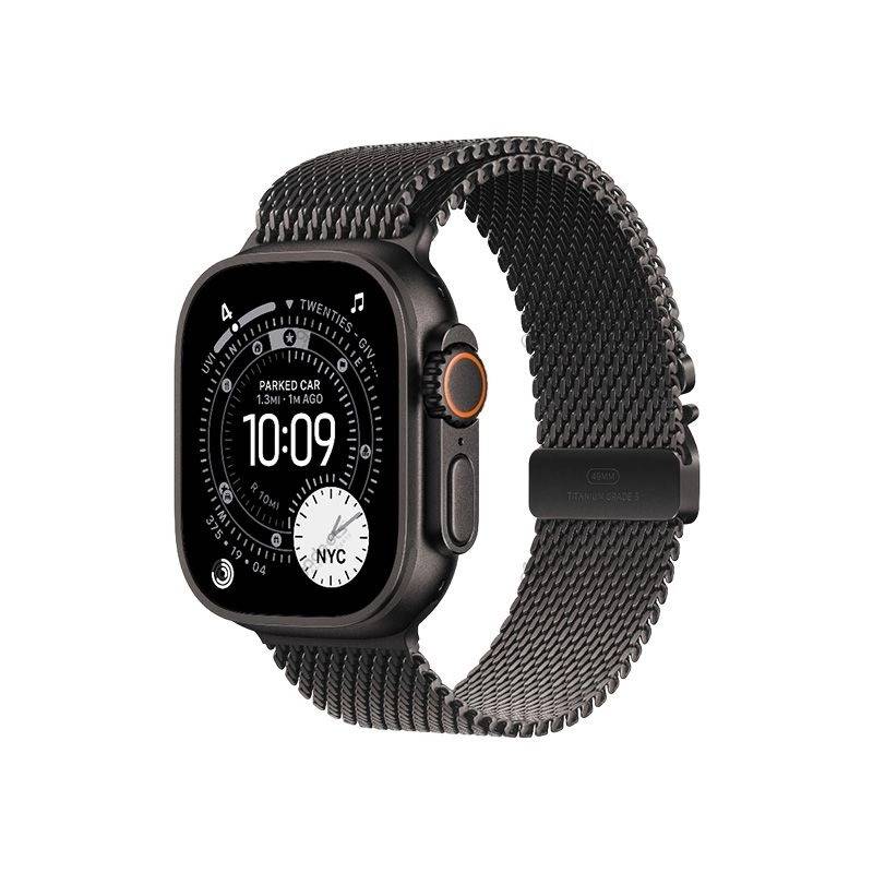 Apple Watch Ultra 3 Titanium Milanese Loop